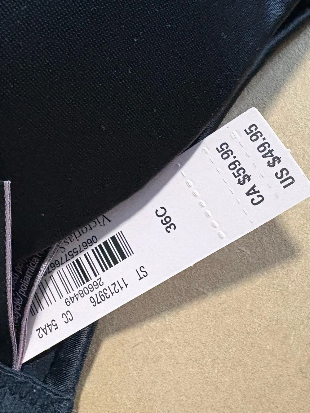 NWT Victoria's Secret Black Bra